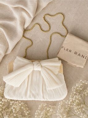 Loeffler Randall Rayne Pearl Bow Clutch - Never Used - Brand New